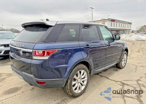 2016 Land Rover Range Rover Sport Hse z USA, uszkodzony, nr VIN SALWR2VF1GA552189